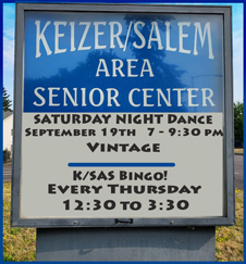 Saturday September 19 from 7 to 9:30pm, dance to Vintage (dance band)